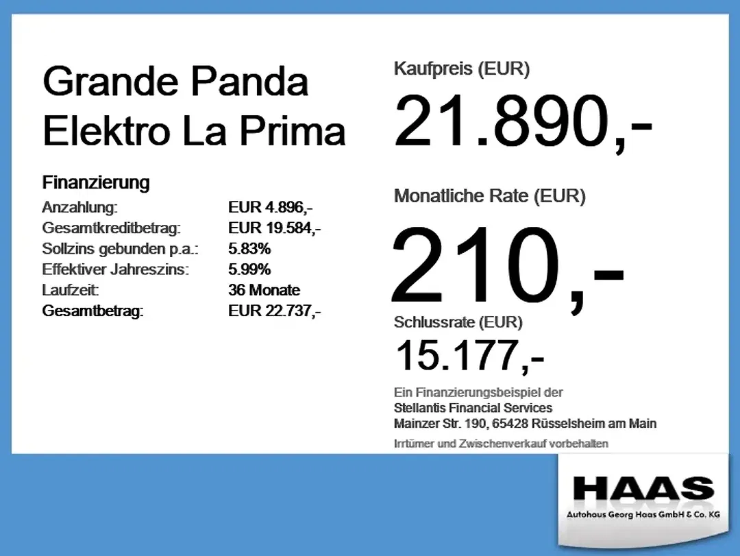 Fiat Grande Panda EV La Prima - Thumbnail 5