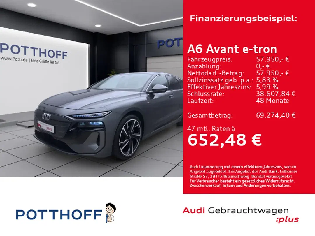 Audi A6 e-tron S line - Afbeelding 1