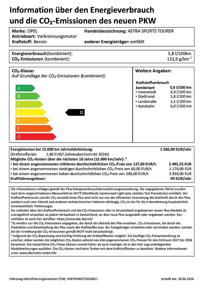 Opel Astra 1.2 GS Matrix LED - Thumbnail 14