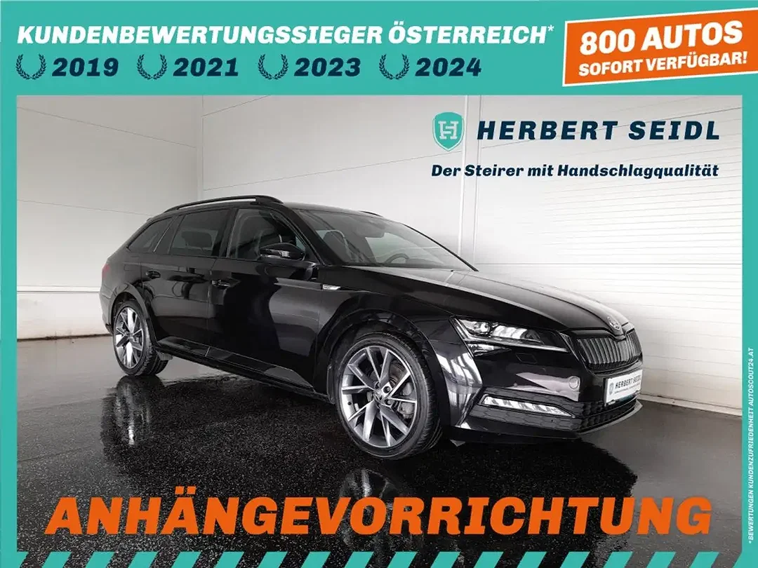 Skoda Superb PHEV DSG Combi Sportline - Afbeelding 1