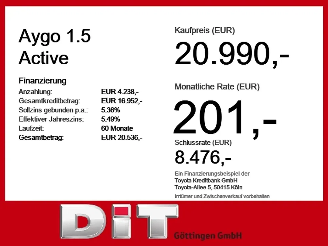 Toyota Aygo 1.5 Active - Thumbnail 5
