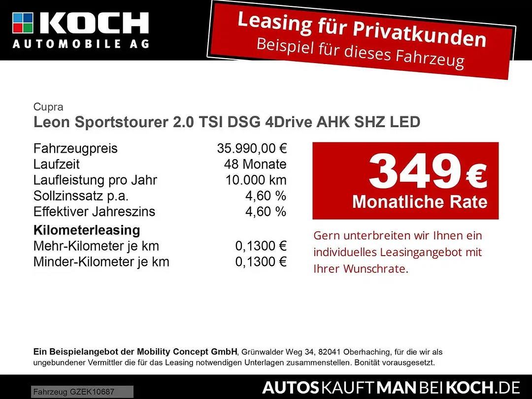 CUPRA Leon 2.0 TSI DSG 4Drive Sportstourer - Afbeelding 1