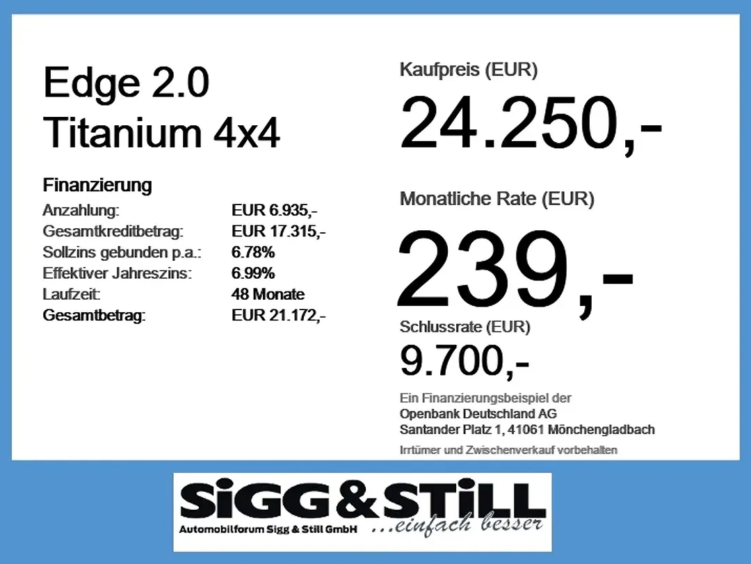 Ford Edge 2.0 4x4 Titanium - Thumbnail 3