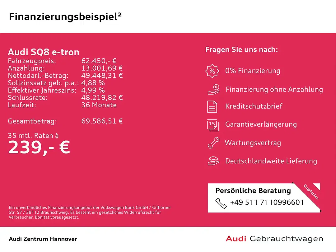 Audi SQ8 e-tron quattro Matrix LED - foto 2