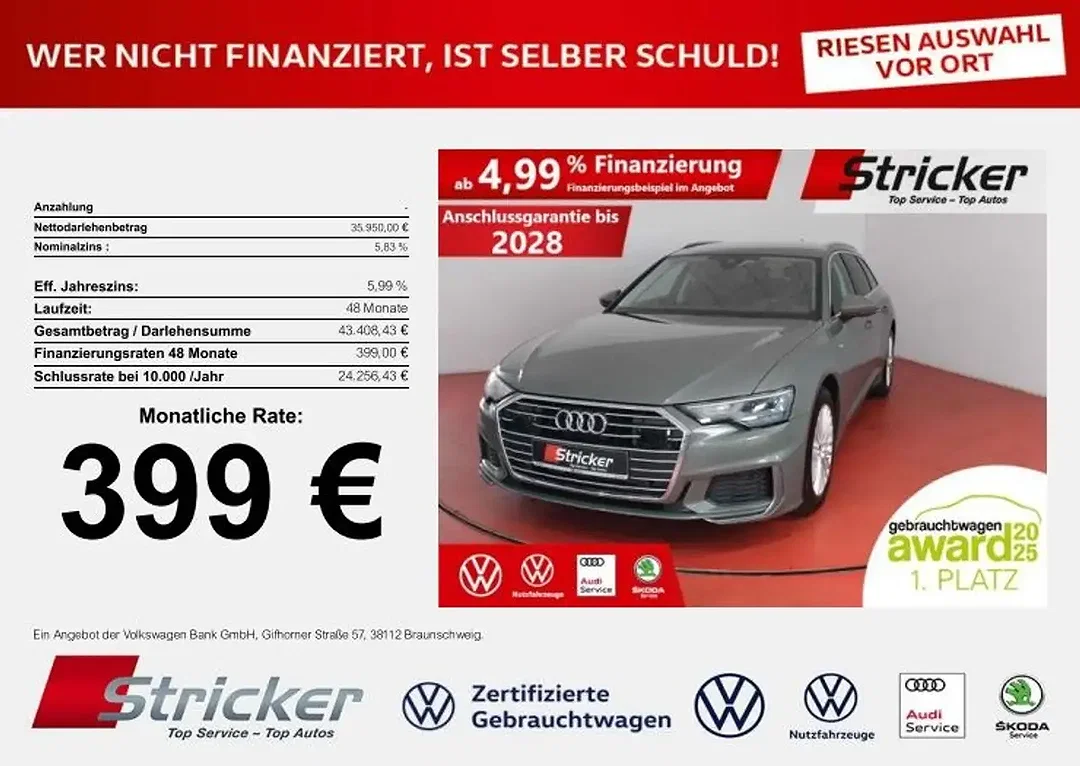 Audi A6 Avant S line - Afbeelding 1