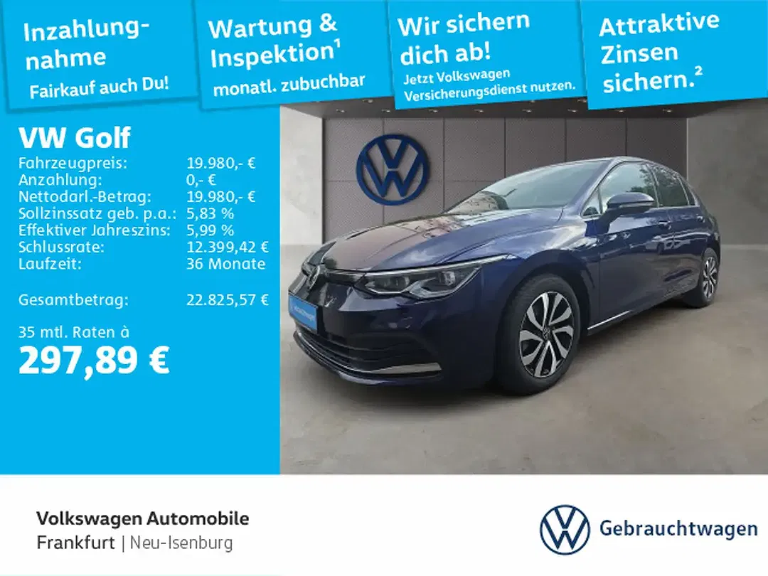 Volkswagen Golf 1.0 eTSI DSG Active - foto 1