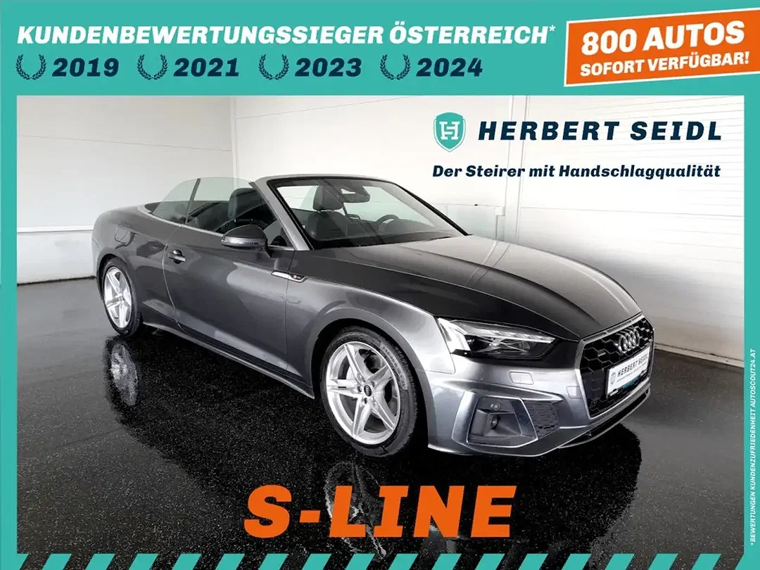 Audi A5 40 TFSI quattro Matrix LED Cabriolet S line plus - Afbeelding 1
