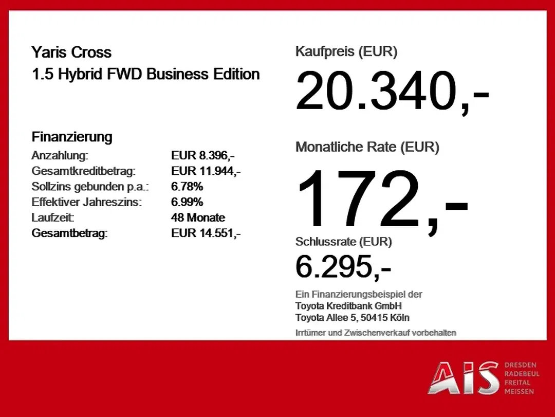Toyota Yaris Cross 1.5 Hybrid Business Edition - Thumbnail 6