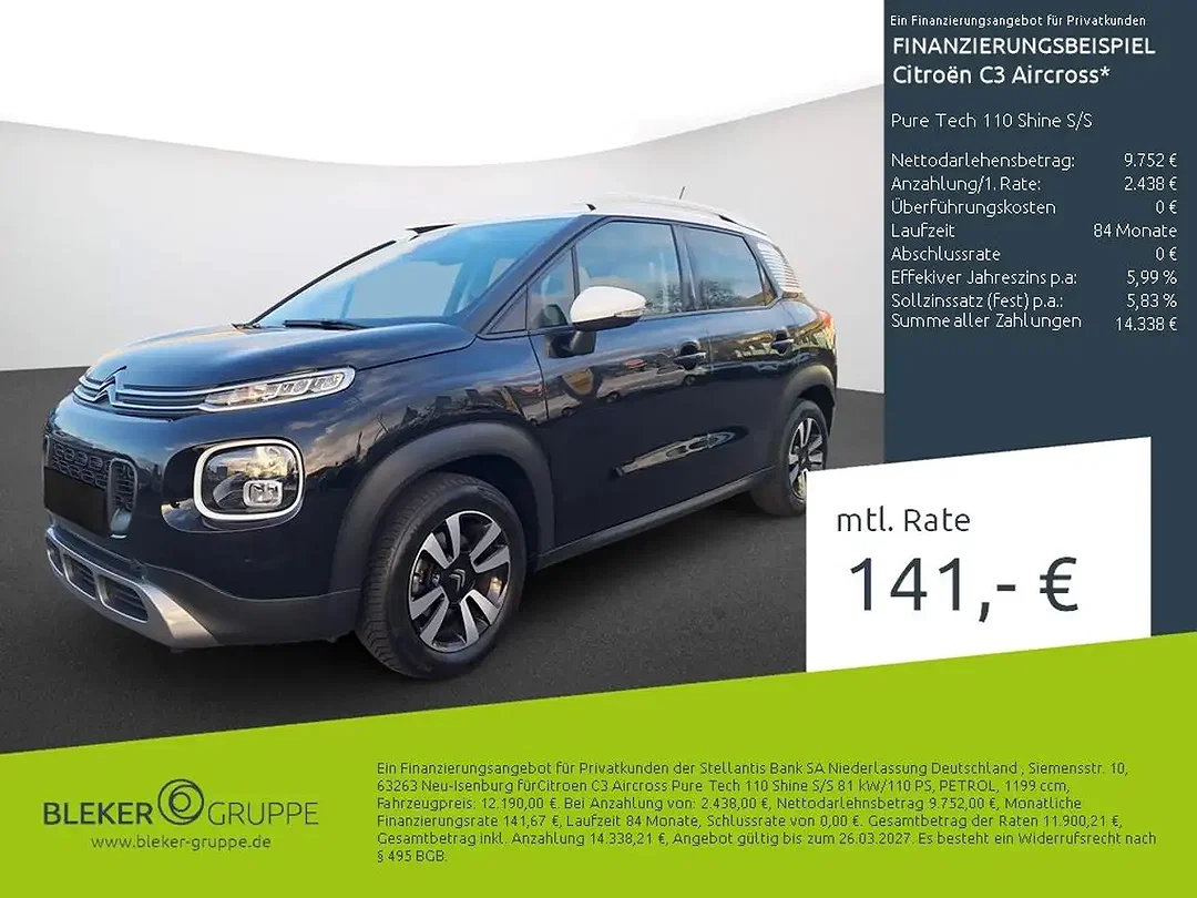 Citroen C3 Aircross PureTech Shine - Afbeelding 1