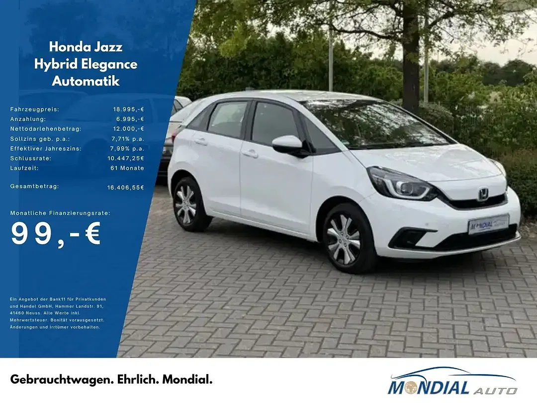 Honda Jazz 1.5 i-MMD Hybrid AUT Elegance - foto 1