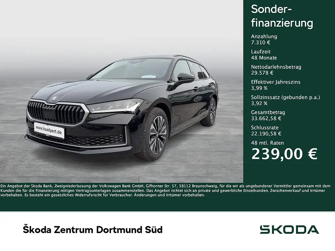 Skoda Superb 2.0 4x4 Combi Selection - Afbeelding 1