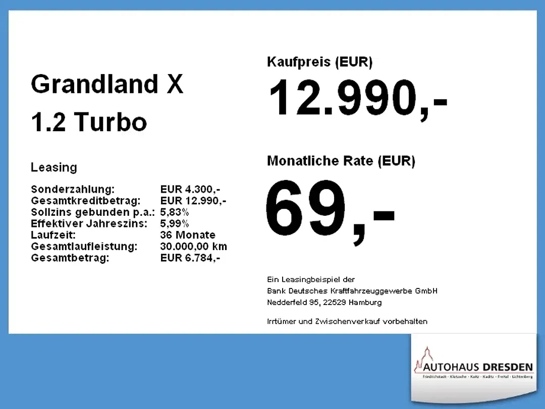 Opel Grandland X 1.2 Turbo - Thumbnail 4