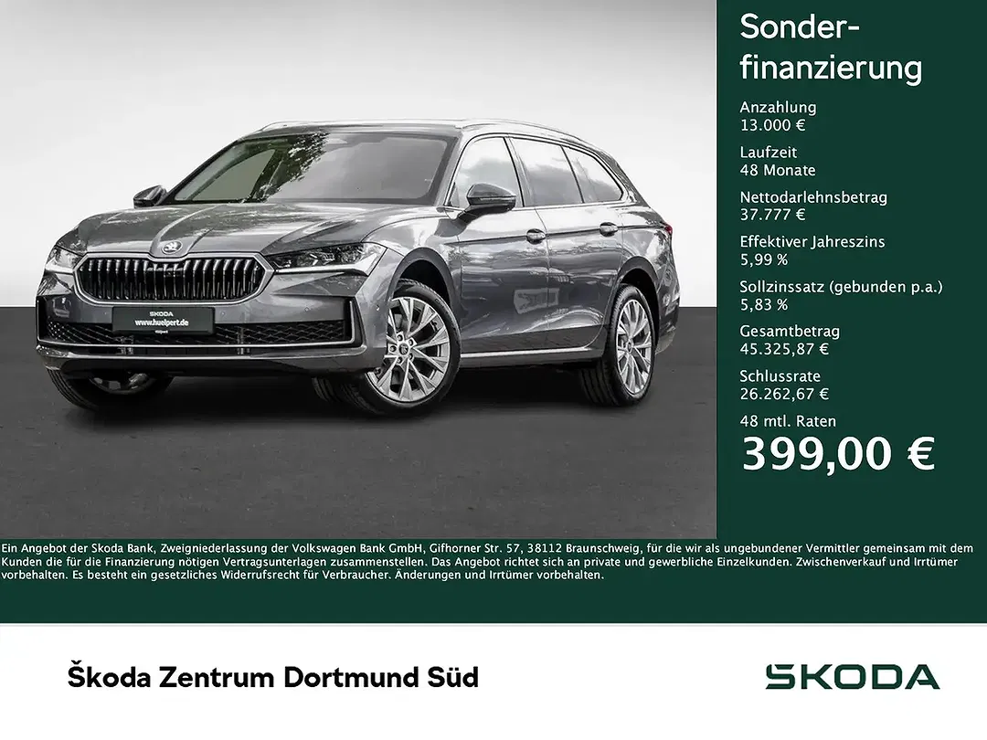 Skoda Superb 2.0 DSG 4x4 Combi Selection - Thumbnail 2