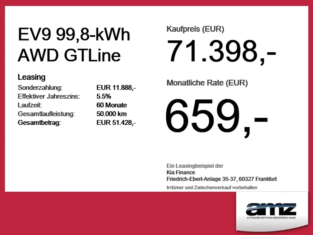 Kia EV9 AWD GT-Line - Thumbnail 3