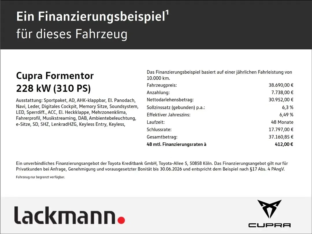 CUPRA Formentor 2.0 4Drive VZ - Thumbnail 2