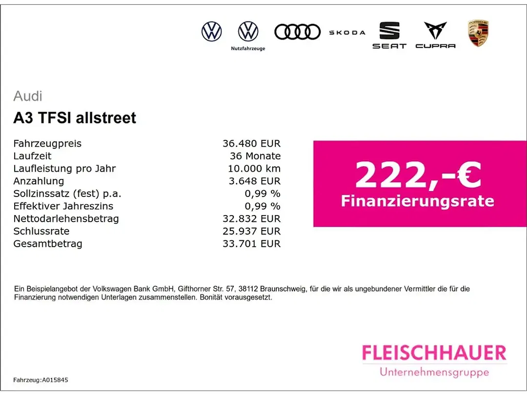Audi A3 TFSI allstreet - Thumbnail 3