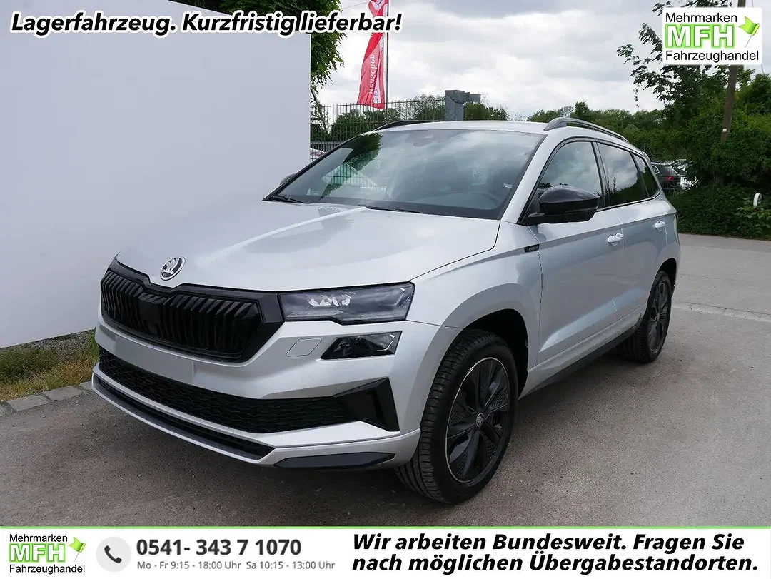 Skoda Karoq 2.0 TDI DSG 4x4 Sportline - Afbeelding 1