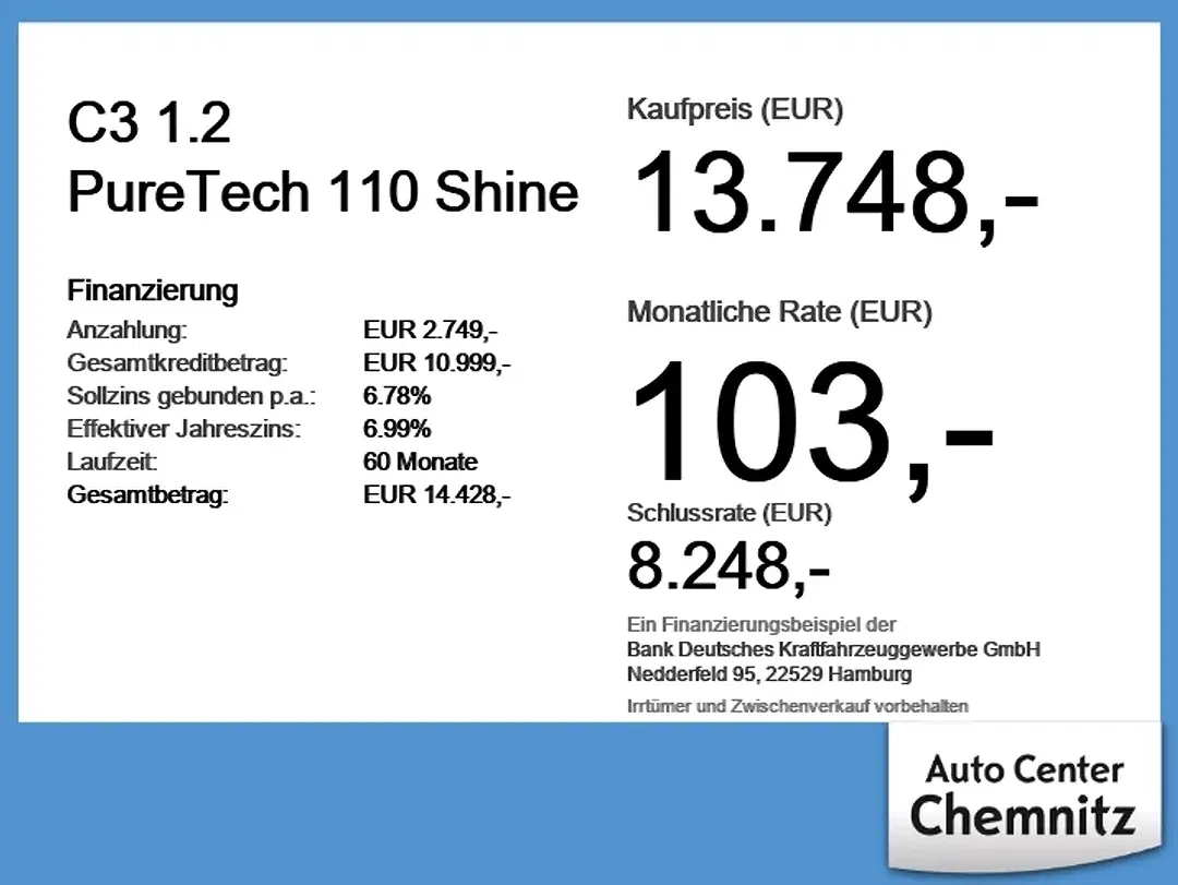 Citroen C3 1.2 PureTech Shine - Thumbnail 6