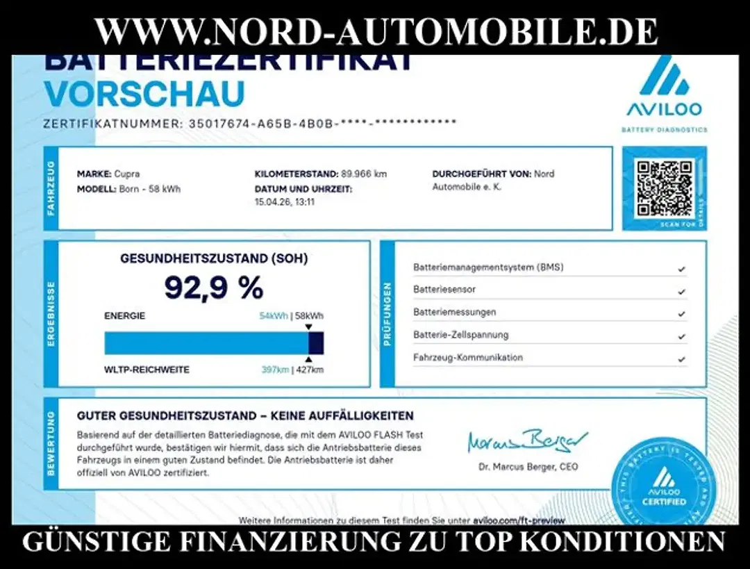 CUPRA Born AUT - Thumbnail 4