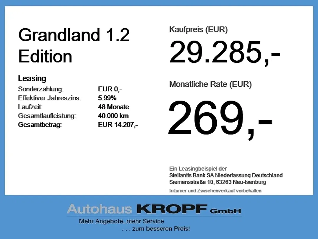 Opel Grandland 1.2 Edition - Thumbnail 3