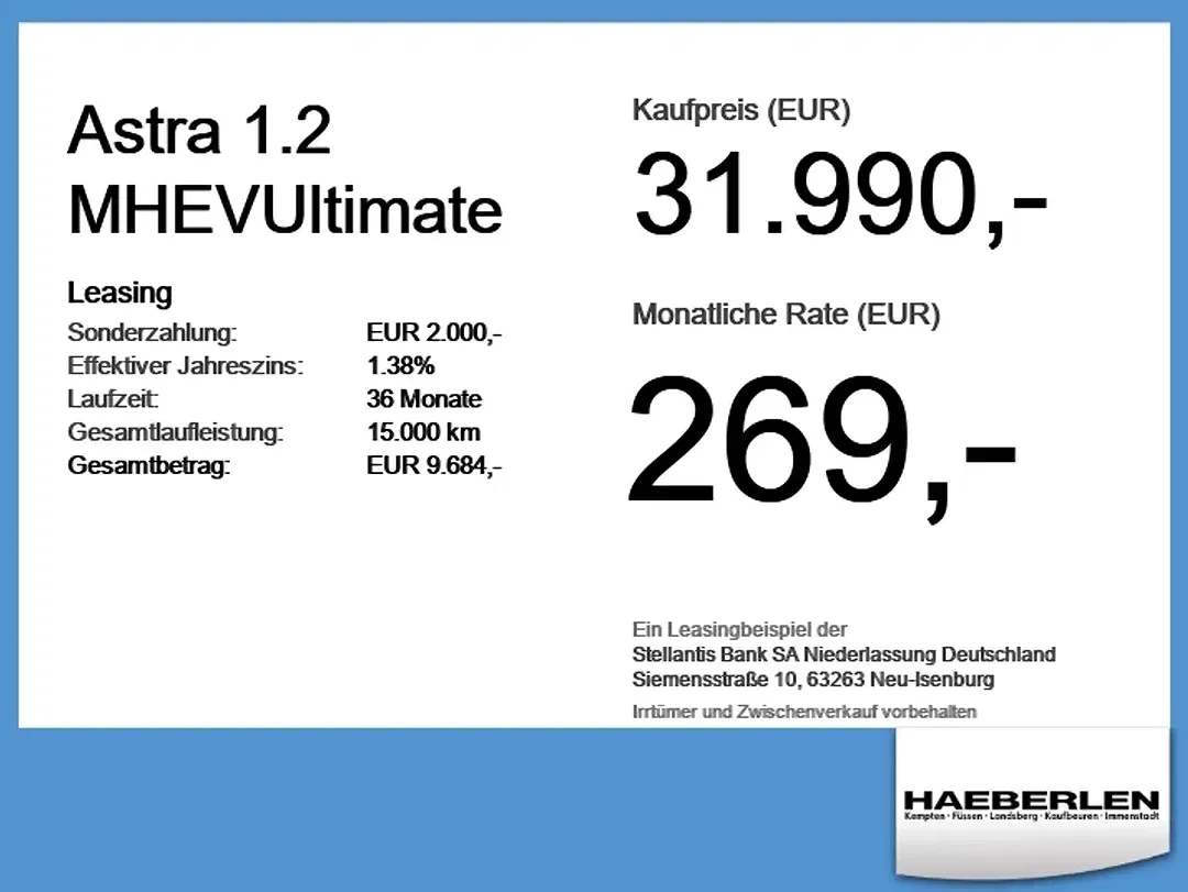 Opel Astra 1.2 Ultimate - Thumbnail 3