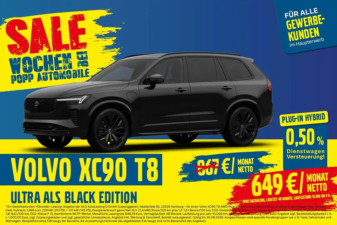 Volvo XC90 T8 AWD Ultra Black Edition - Thumbnail 9