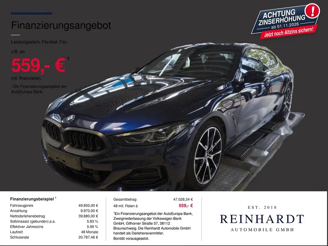 BMW 840 xDrive Gran Coupe - Thumbnail 1