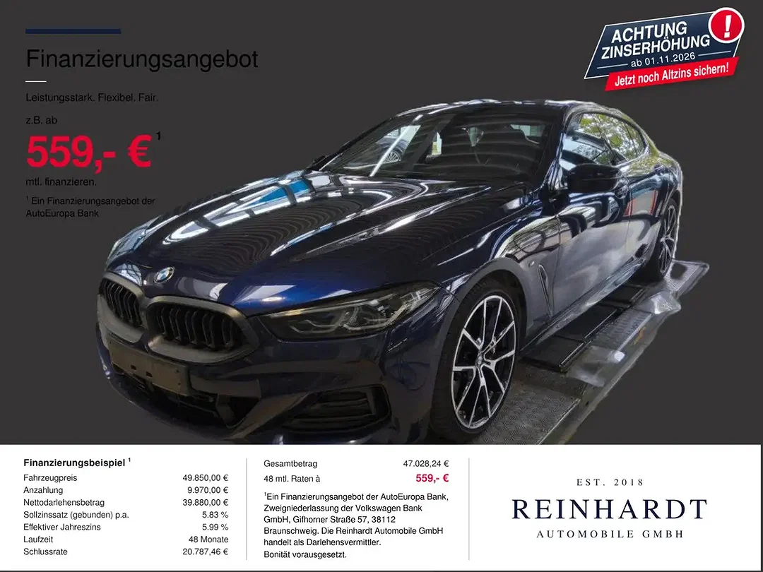 BMW 840 xDrive Gran Coupe - Afbeelding 1